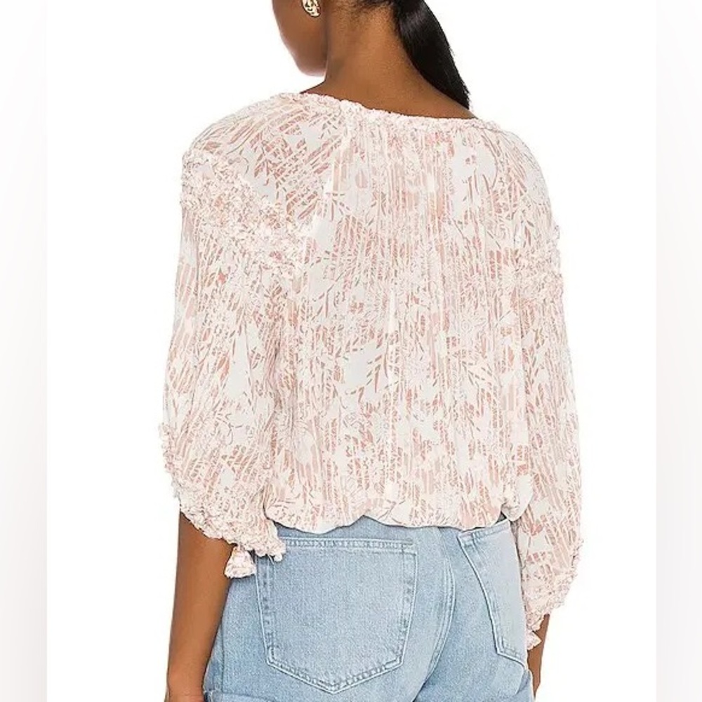 Poupette St Barth India blouse nude - Picture 5 of 10